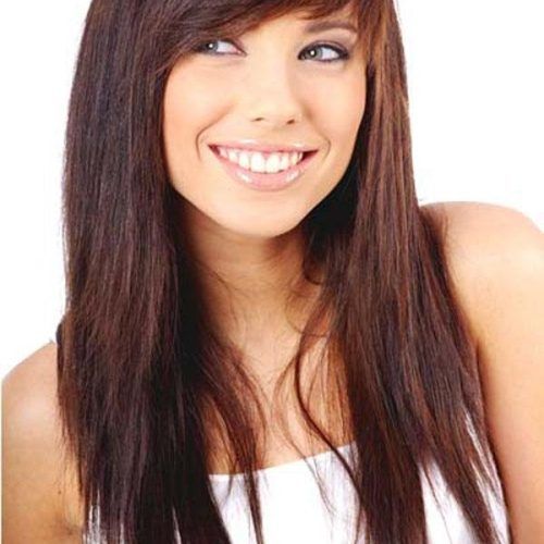 Long Hairstyles With Bangs And Layers For Round Faces (Photo 13 of 15)