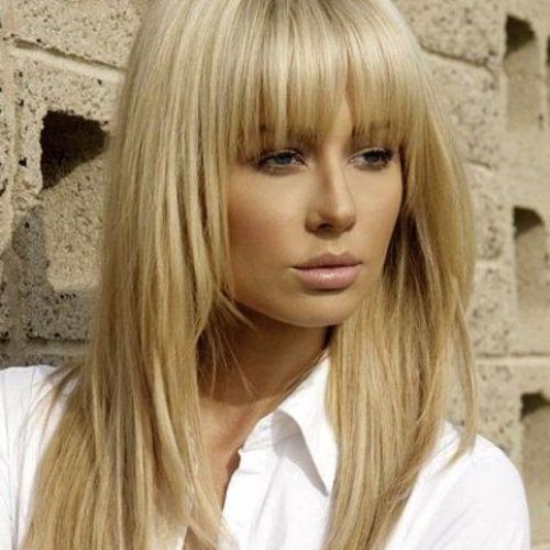 Long Hairstyles With Full Fringe (Photo 3 of 15)