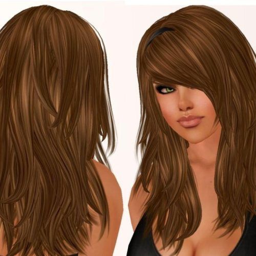Long Hairstyles With Layers And Side Bangs (Photo 20 of 20)