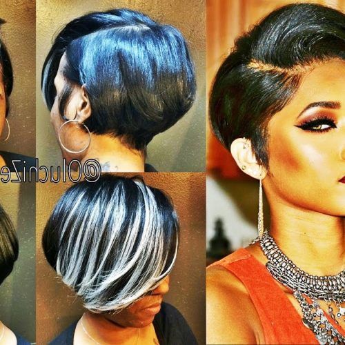 Medium Haircuts For African American Women With Round Faces (Photo 13 of 20)