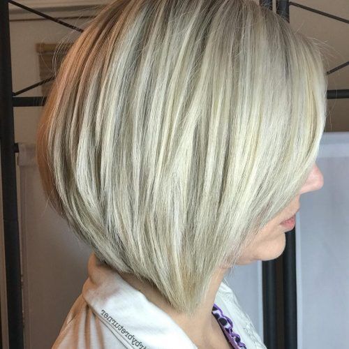 Medium Haircuts For Grey Haired Woman (Photo 15 of 20)