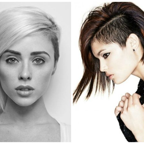 Medium Hairstyles With Shaved Sides (Photo 7 of 20)