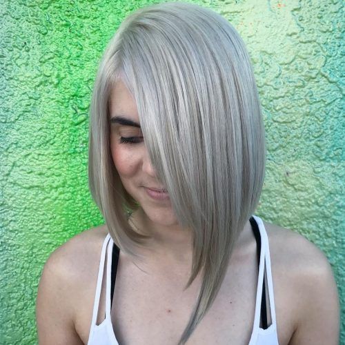 Medium Sliced Ash Blonde Hairstyles (Photo 17 of 20)