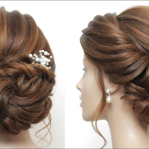 Messy Bun Prom Hairstyles With Long Side Pieces (Photo 12 of 20)
