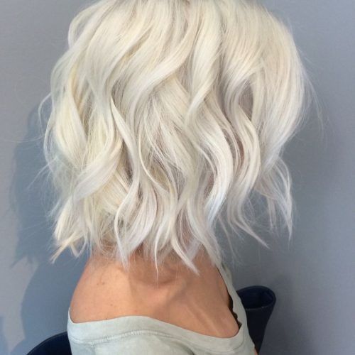 One Length Short Blonde Bob Hairstyles (Photo 5 of 20)