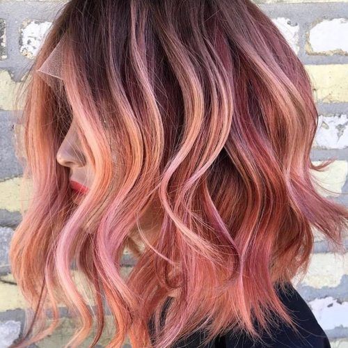 Pink Medium Haircuts (Photo 1 of 20)