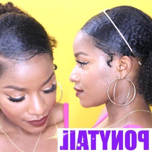 Pony Hairstyles For Natural Hair (Photo 3 of 20)