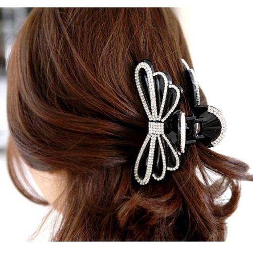 Hair Clips For Thick Long Hairstyles (Photo 3 of 15)