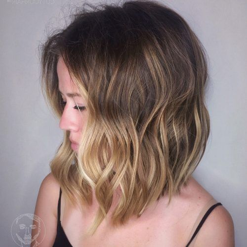 Shaggy Ombre Lob Hairstyles (Photo 9 of 20)