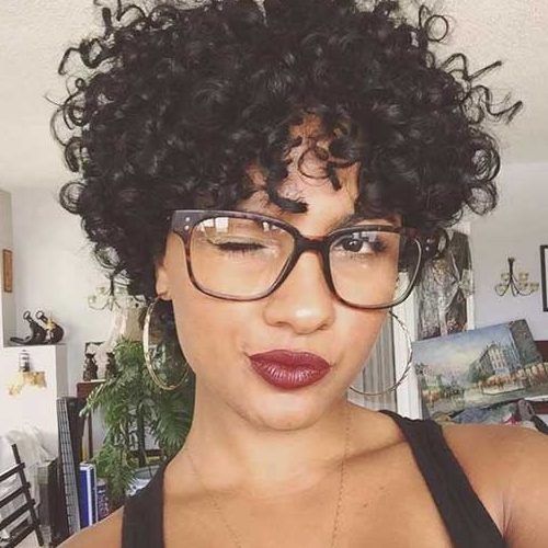 Short Black Hairstyles For Curly Hair (Photo 7 of 15)