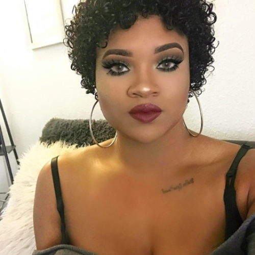 Short Black Hairstyles For Curly Hair (Photo 5 of 15)