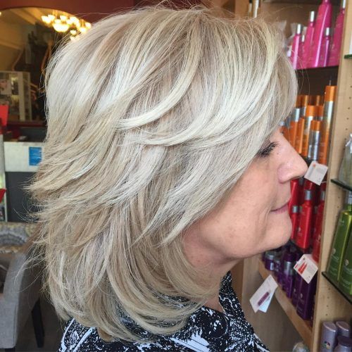Silver Shag Haircuts With Feathered Layers (Photo 9 of 20)