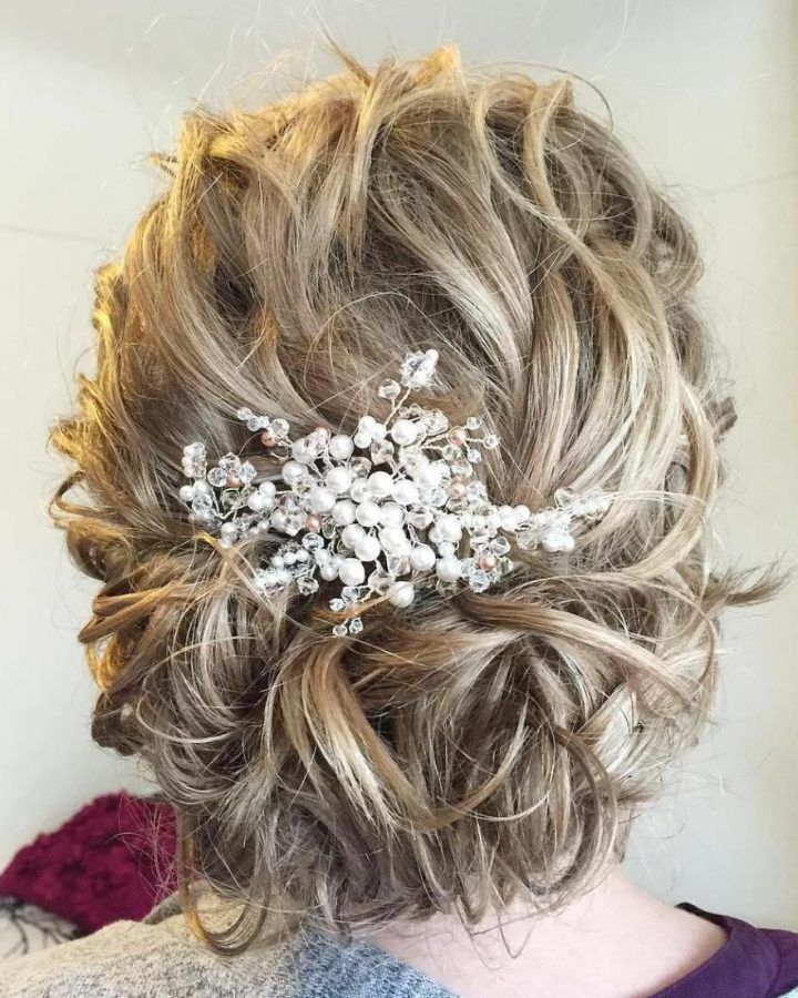 20 Best Ideas Swirled Wedding Updos with Embellishment
