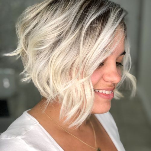 Trendy Angled Blonde Haircuts (Photo 19 of 20)
