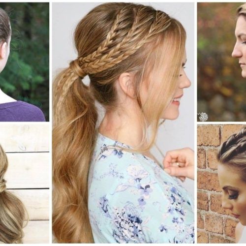 Trendy Ponytail Hairstyles With French Plait (Photo 3 of 20)