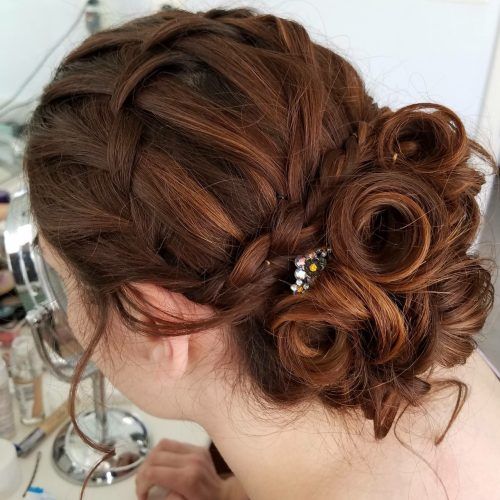 Twisted And Curled Low Prom Updos (Photo 18 of 20)