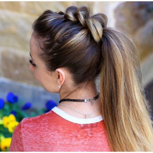 Two-Tone High Ponytail Hairstyles With A Fauxhawk (Photo 14 of 20)