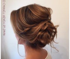 20 Ideas of Voluminous Curly Updo Hairstyles with Bangs