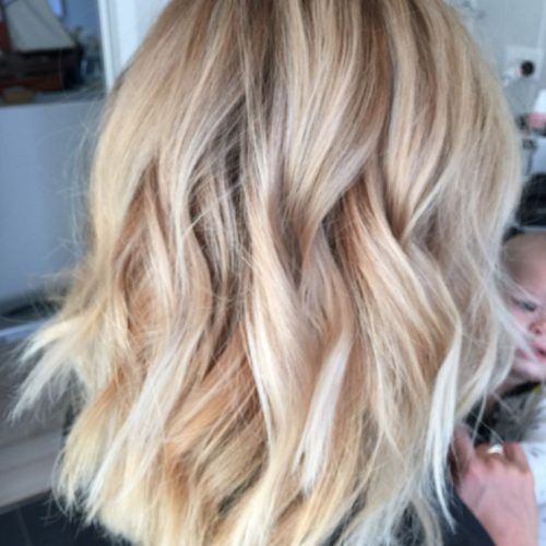 Waves Haircuts With Blonde Ombre (Photo 2 of 20)