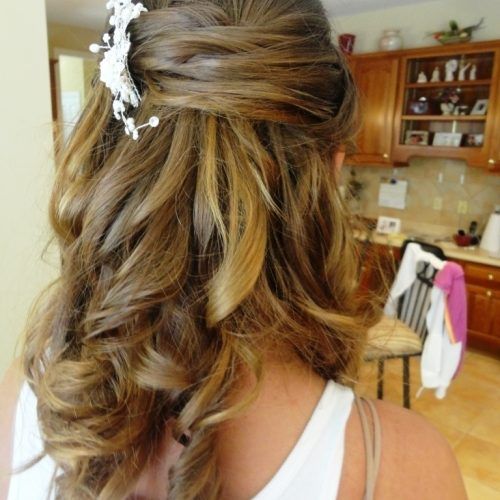 Wedding Hairstyles For Down Straight Hair (Photo 5 of 15)