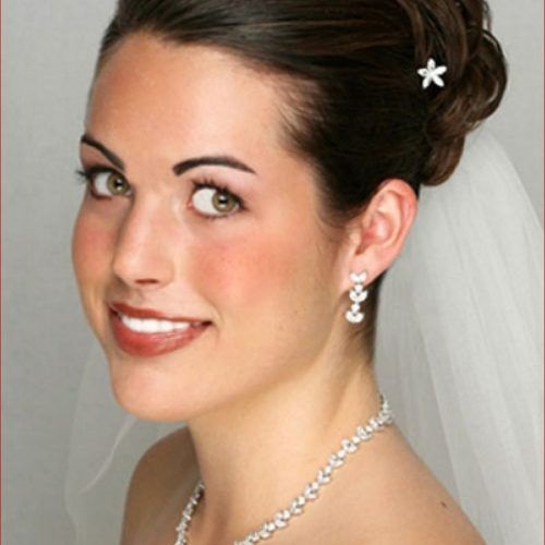 Wedding Hairstyles For Shoulder Length Hair With Veil (Photo 9 of 15)