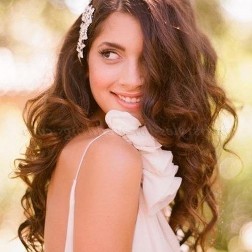 Wedding Long Down Hairstyles (Photo 17 of 20)
