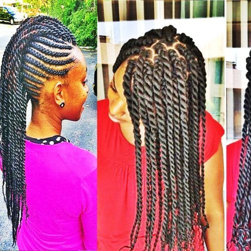 African American Side Cornrows Hairstyles (Photo 9 of 15)