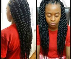 20 Photos Black Layered Senegalese Twists Pony Hairstyles