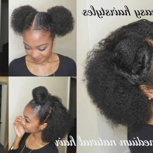 Black Women Natural Medium Hairstyles (Photo 3 of 20)