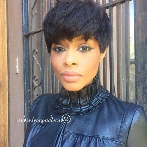 Black Women Short Pixie Haircuts (Photo 14 of 20)
