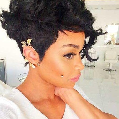 Black Women With Pixie Haircuts (Photo 3 of 20)