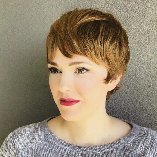 Blonde Pixie Haircuts With Short Angled Layers (Photo 5 of 15)