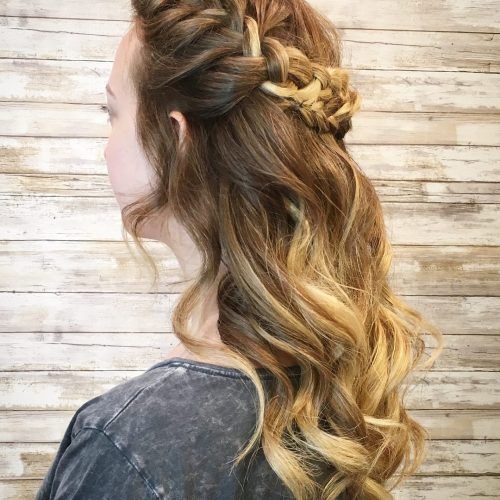 Braided And Twisted Off-Center Prom Updos (Photo 15 of 20)