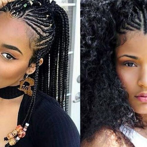 Braided Hairstyles For Black Woman (Photo 3 of 15)