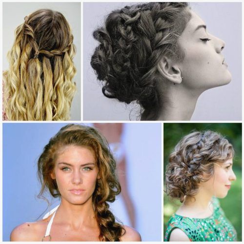 Braided Hairstyles With Curls (Photo 7 of 15)