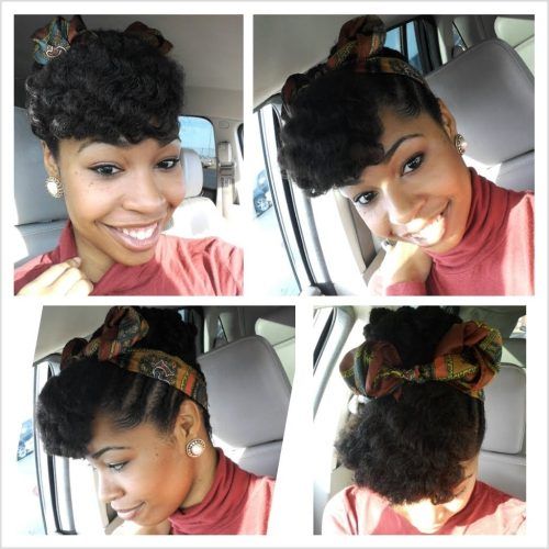 Braided Updo Hairstyles For Short Natural Hair (Photo 14 of 15)