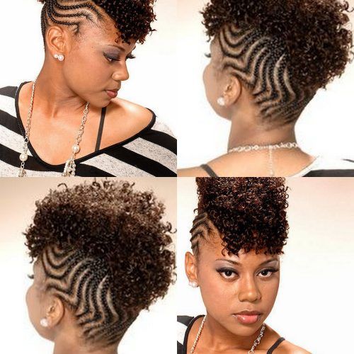 Braids And Twists Fauxhawk Hairstyles (Photo 2 of 20)