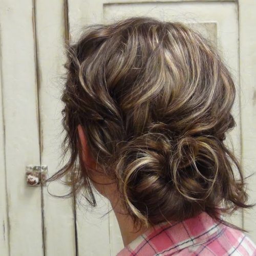 Bridal Mid-Bun Hairstyles With A Bouffant (Photo 11 of 20)