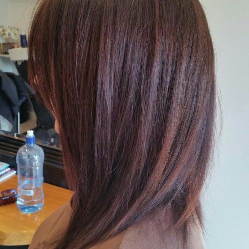 Burgundy Bob Hairstyles With Long Layers (Photo 19 of 20)