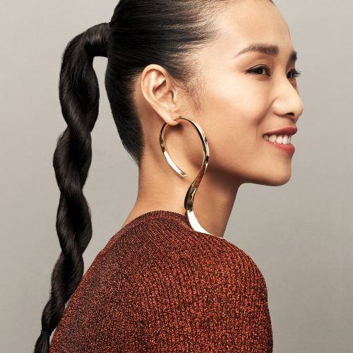 Chain Ponytail Hairstyles (Photo 12 of 20)