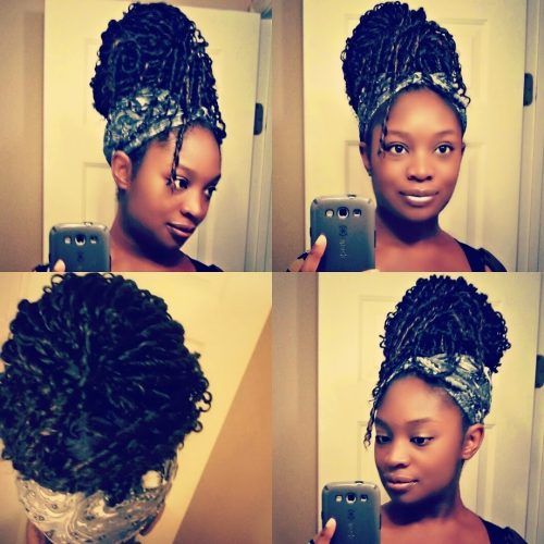 Cornrows And Senegalese Twists Ponytail Hairstyles (Photo 17 of 20)
