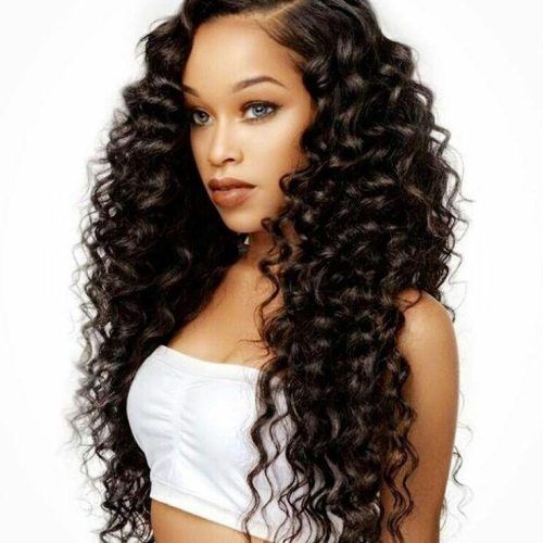 Curly Long Hairstyles For Black Women (Photo 9 of 15)