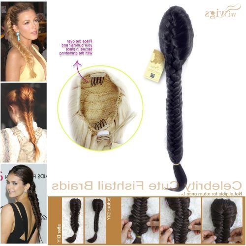 Fishtail Ponytails With Hair Extensions (Photo 2 of 20)