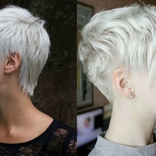 Gray Blonde Pixie Hairstyles (Photo 13 of 20)