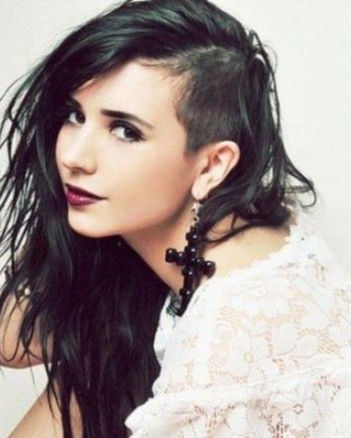 20 Collection of Half Shaved Long Hairstyles