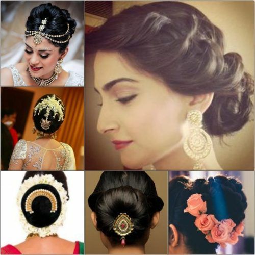 Indian Bun Wedding Hairstyles (Photo 3 of 15)