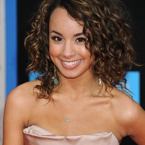 Layered Curly Medium Length Hairstyles (Photo 10 of 20)