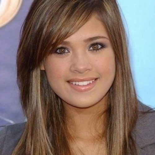 Layered Long Haircuts With Side Bangs (Photo 1 of 15)