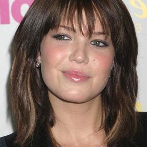 Long Haircuts With Bangs And Layers For Round Faces (Photo 9 of 15)