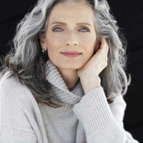 Long Hairstyles For Gray Hair (Photo 1 of 15)